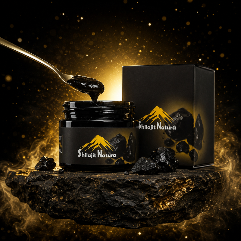 Shilajit Natura 100% Pur – Rășină Himalayană de Energie și Vitalitate